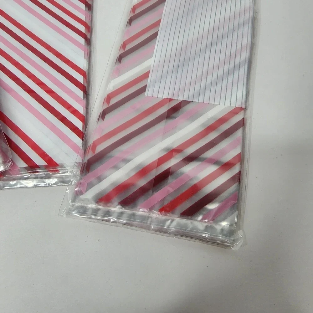 Valentine's Day Treat Bags Stripped Party Target Cello Spritz Wrap Gift 80 count